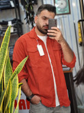 پیراهن کتان مردانه