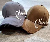 کلاه کپ کتان طرح cloud