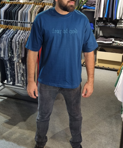 تیشرت باکسی مردانه مدل fear of god