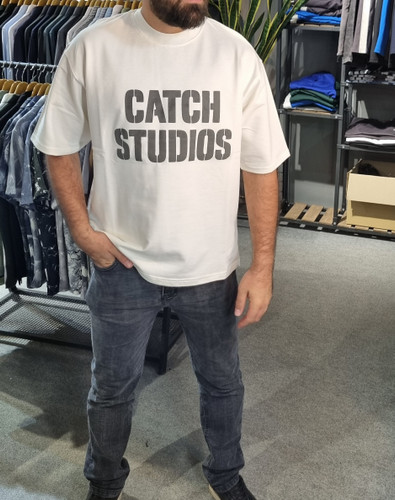 تیشرت باکسی مردانه مدل CATCH