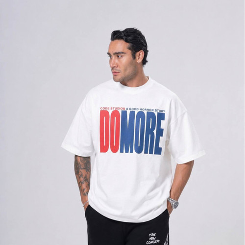 تیشرت مردانه پارچه ماکان طرح DOMORE