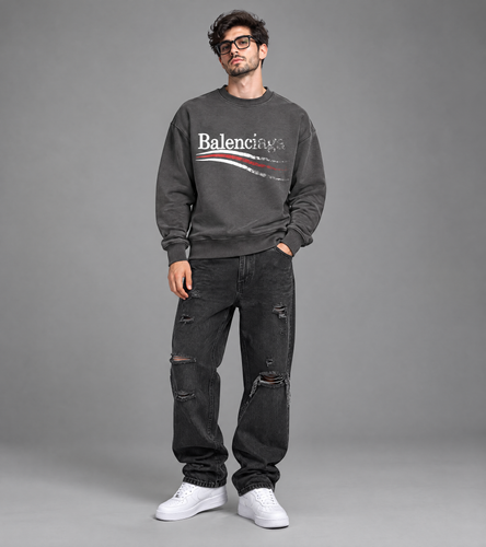دورس سه نه یقه گرد مدل balenciaga